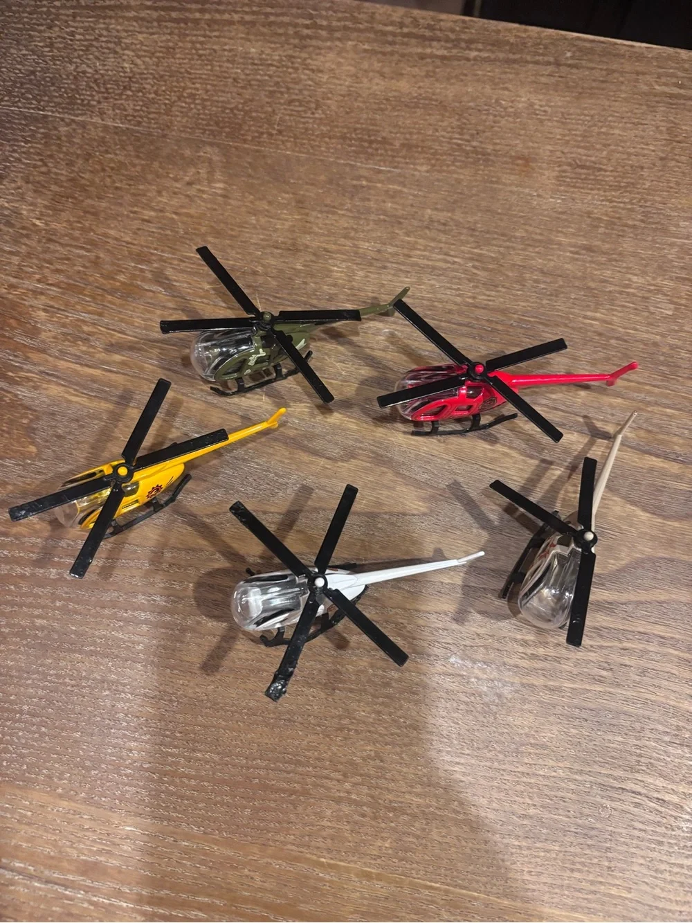 Kids Mini Rescue Helicopter Toy Set - Multicolor